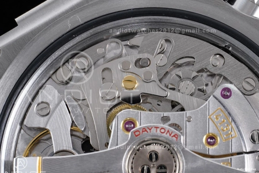 Best Diamonds Black Edition Dial 816 VSF 1:1 SoftTouch Silver Oysterflex on (Weighted) Daytona Strap V2 126519 VS4131 0219